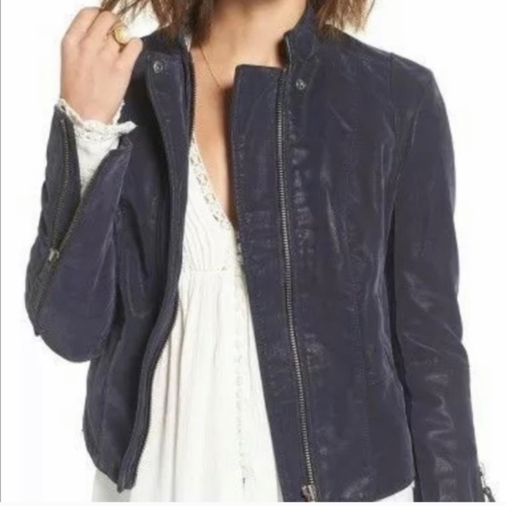 Free People Navy Jacket